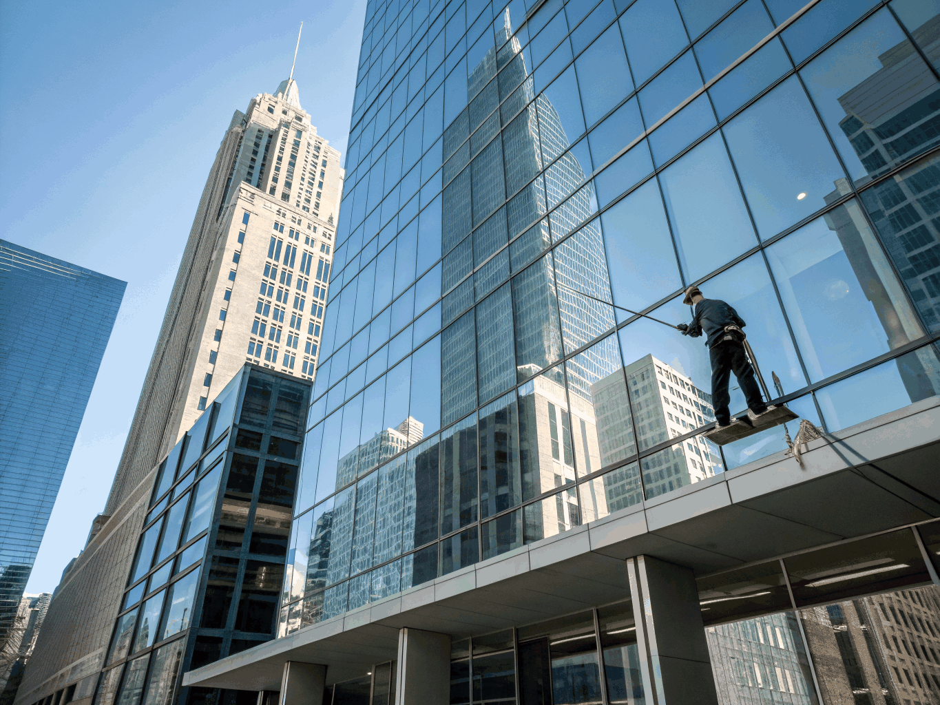 Exterior cleaning in Downtown