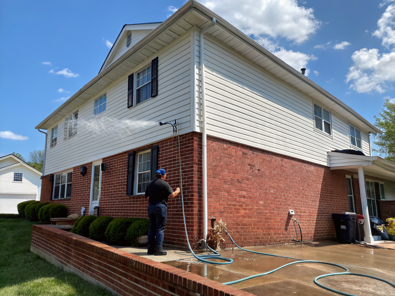 Exterior cleaning in Pflugerville